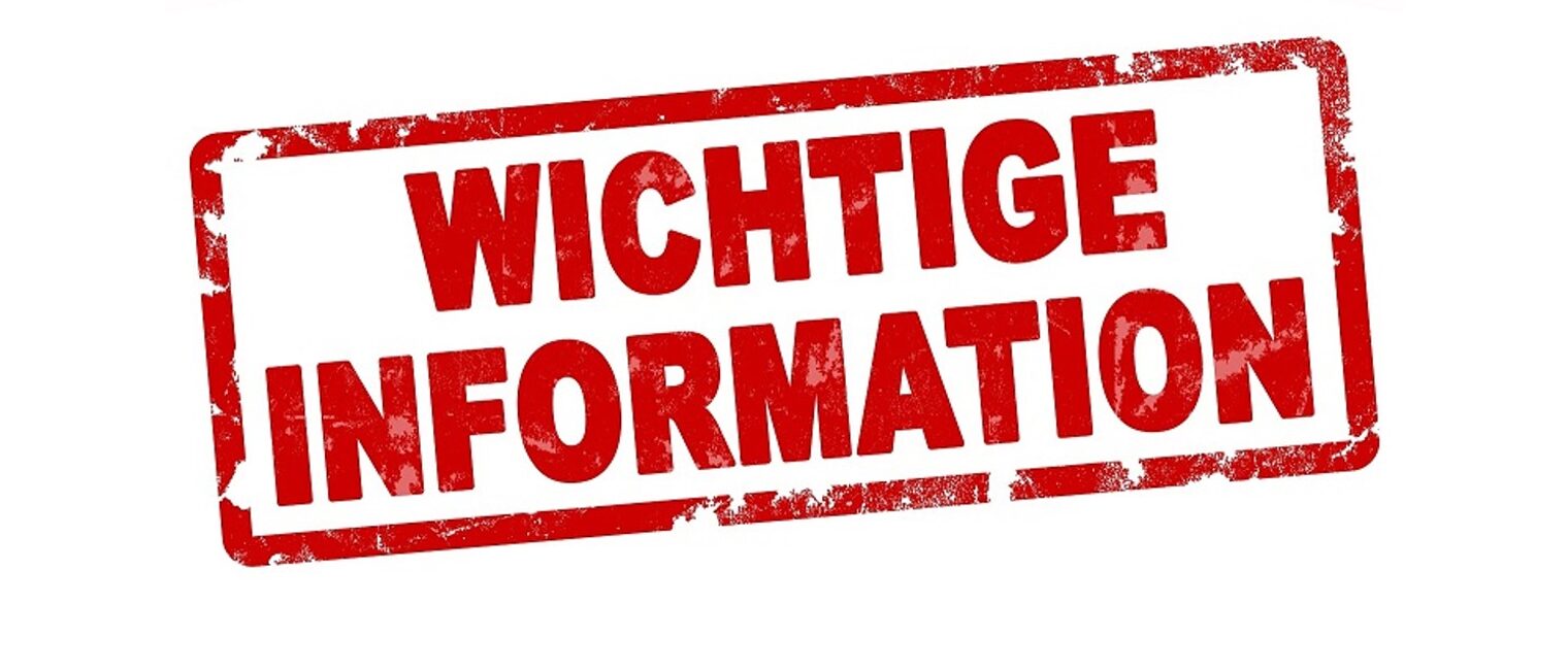 wichtige Information_Slider
